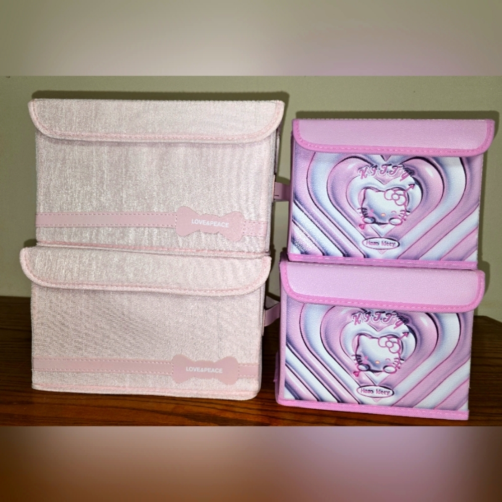 Pink Hello Kitty Storage Box Set